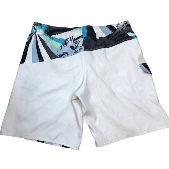 Joe Boxer Men's Size Large Hawaiian Floral Graphic Board Shorts Swim Trunks - Picture 2 of 14